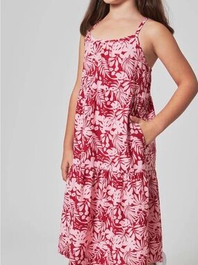Mondetta The Girls' Soft Luxe 3-Tier Dress in Size Medium